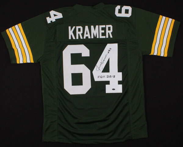 Jerry Kramer Signed Green Bay Packers Jersey Inscribed "H.O.F. 2018" (Schwartz)