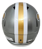 Alvin Kamara Signed New Orleans Saints FS Flash Replica Speed Helmet BAS ITP