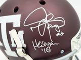 Johnny Manziel Autographed Texas A&M Full Size Helmet Heisman '12 Beckett
