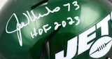 Joe Klecko Autographed New York Jets Speed Mini Helmet w/HOF-Beckett W Hologram