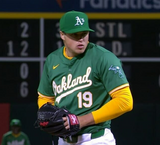 Mason Miller Signed Sacramento Athletics Jersey (Beckett)Oakland A's Star Closer