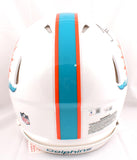 J. Waddle T. Hill Signed Dolphins F/S Speed Authentic Helmet- Fanatics/BA W Holo