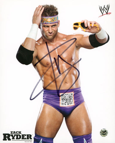 WWE Superstar Zack Ryder Authentic Signed 8x10 Photo Autographed Wizard World