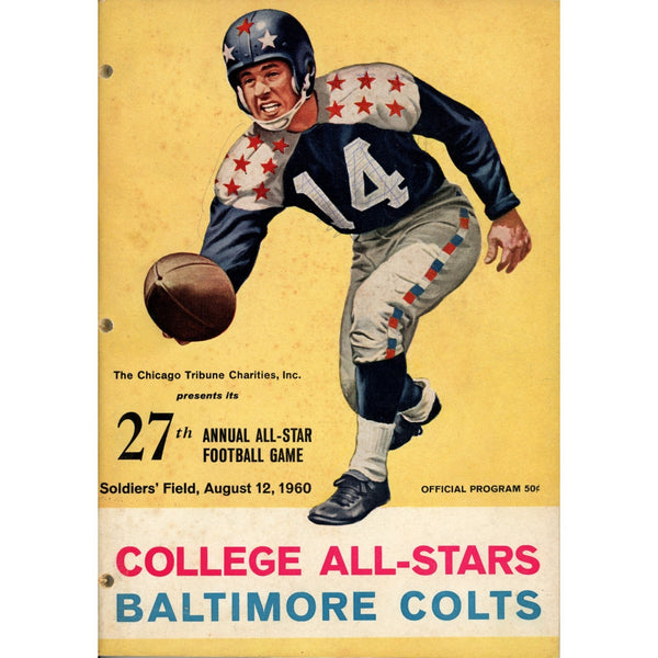 Unautographed Magazine 27th College Allstars vs Baltimore Colts 60 Program 58460