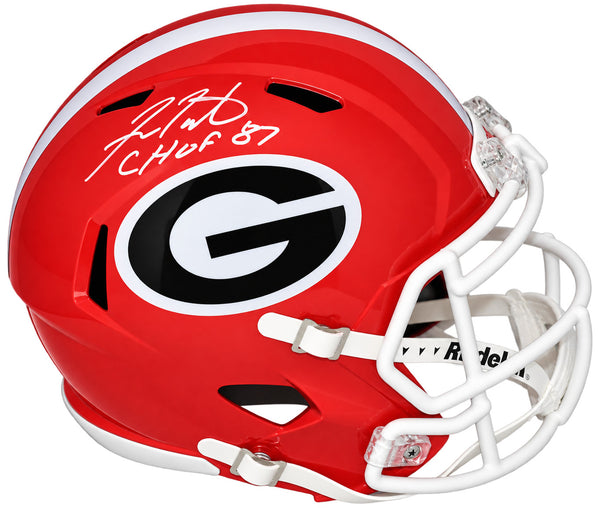 FRAN TARKENTON SIGNED GEORGIA BULLDOGS FULL SIZE SPEED HELMET BECKETT