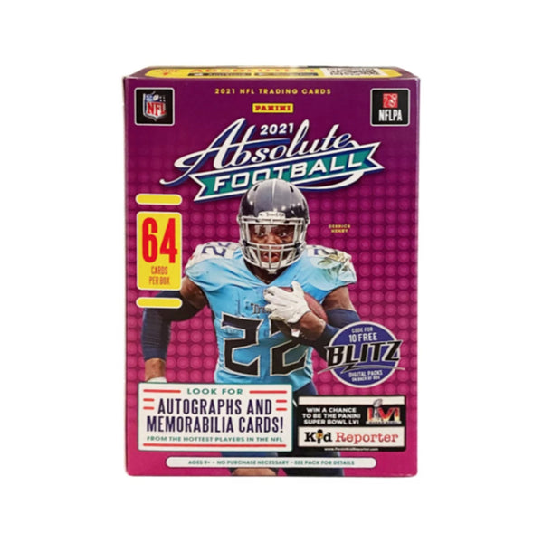 2021 Panini Absolute Football 8-Pack Fanatics Blaster Box (Purple Parallels)