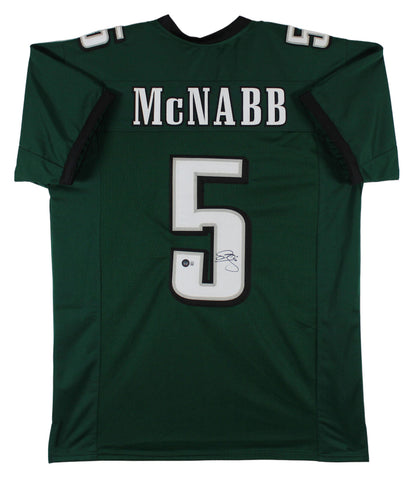 Donovan McNabb Authentic Signed Green Pro Style Jersey BAS Witnessed