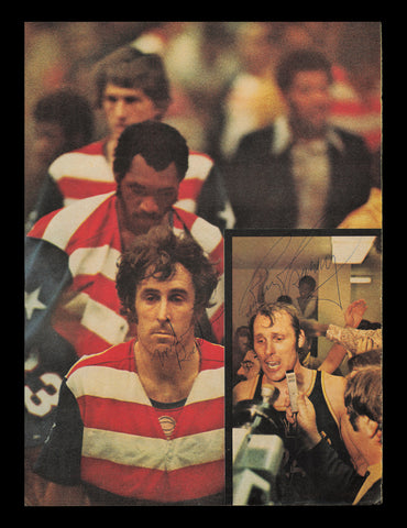 Rick Barry & Mike Riordan Autographed Signed 8x11 Magazine Photo SKU #237731