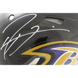 Ray Lewis Autographed Baltimore Ravens Authentic Helmet Beckett Witness 51789