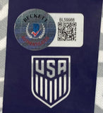 Alex Morgan Signed 2021/22 Nike USA Women's Pre-Match Soccer Jersey BAS BAS