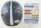 Tyjae Spears Signed Tennessee Titans Speed Mini Helmet (JSA) Rookie Running Back