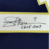 FRAMED Autographed/Signed JOE THEISMANN 35x39 Notre Dame Jersey JSA COA