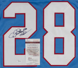 Cris Dishman Signed Houston Oilers Jersey (JSA COA) 2xPro Bowl Defensive Back