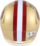 Upton Stout Autographed/Signed San Francisco 49ers Mini Helmet Beckett 59404