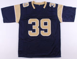 Malcolm Brown Signed Los Angeles Rams Jersey inscribed "Go Rams" (JSA COA) Texas