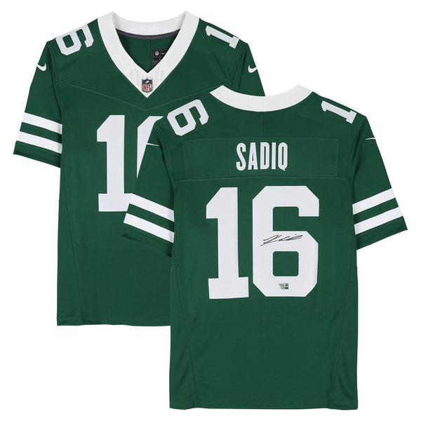Kenyon Sadiq Autographed NY Jets Green Nike Vapor Fuse Limited Jersey Fanatics