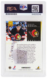 Marian Hossa Signed Senators 1997 Pinnacle Rookie Card #17 - (PSA Encapsulated)