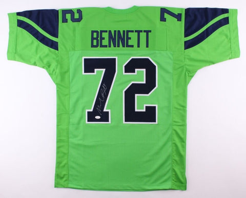 Michael Bennett Signed Seahawks Jersey (JSA) Super Bowl champion (XLVIII)