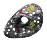 Ari Lehman Signed Friday the 13th Silver Costume Mask - Jason Never Dies