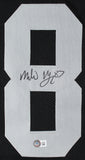 Michael Mayer Authentic Signed Black Pro Style Jersey BAS Witnessed