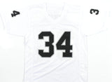 Bo Jackson Autographed White Pro Style Jersey - Beckett W Hologram