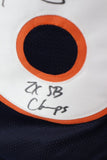 Rod Smith Autographed Navy Blue Denver Broncos Jersey w/ Inscription JSA COA
