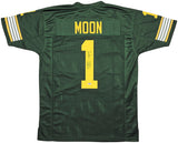 EDMONTON ESKIMOS WARREN MOON AUTOGRAPHED GREEN JERSEY "CHOF '01" PSA/DNA 212665