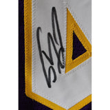 Shaquille O'Neal Autographed/Signed Pro Style XL Purple Jersey Beckett 47408