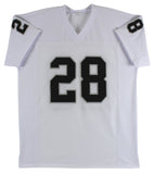 Josh Jacobs Authentic Signed White Pro Style Jersey Autographed BAS Witnessed