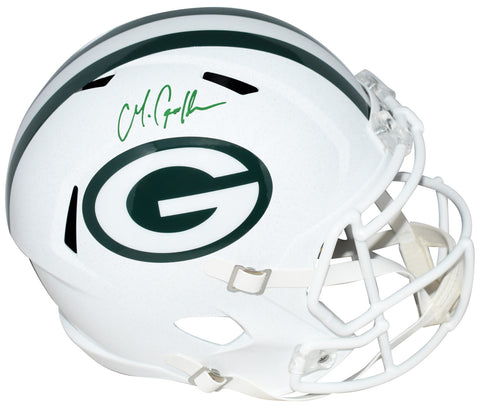MATTHEW GOLDEN SIGNED GREEN BAY PACKERS WHITE FULL SIZE SPEED HELMET BECKETT