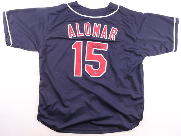 Sandy Alomar Jr. Signed Cleveland Indians Jersey (Wilder Side of Sports Tag)