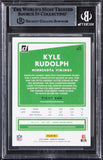 Vikings Kyle Rudolph Authentic Signed 2020 Donruss #162 Card BAS Slabbed
