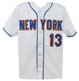 Billy Wagner (NY METS) Signed White Custom Baseball Jersey (SCHWARTZ SPORTS COA)