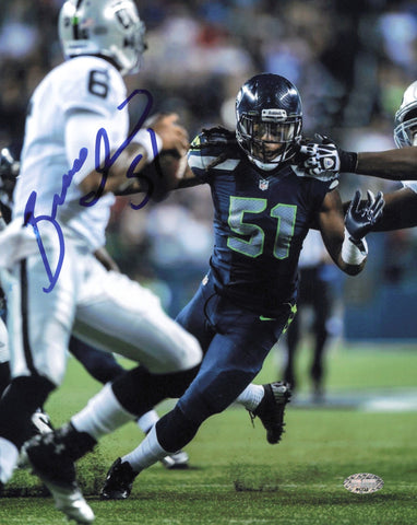 Bruce Irvin Autographed Signed 8x10 Photo Seattle Seahawks MCS Holo #63324