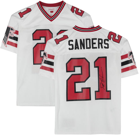 Deion Sanders Falcons Signed Mitchell & Ness 1989 Throwback Authentic Jersey
