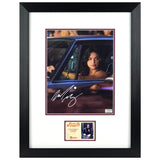 Michelle Rodriguez Autographed Fast and Furious Drive By 8x10 Framed Photo