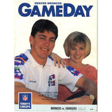 Denver Broncos vs San Diego Chargers 9/22/1991 NFL Gameday Magazine 59278