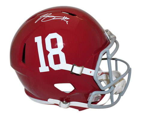Bryce Young Autographed Alabama Crimson Tide Speed F/S Helmet BAS 39709