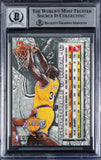 Lakers Shaquille O'Neal Signed 1996 Metal #183 Card Auto 10! BAS Slabbed 2