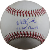 Will Smith Autographed Los Angeles Dodgers OML Baseball 25 WS Champs MLB 56565