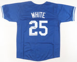 Devon White Signed Toronto Blue Jays Jersey (JSA COA) 3xWorld Series Champion