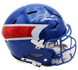 Josh Allen Signed Buffalo Bills Speed Flex Authentic ALT Nickel City NFL Helmet