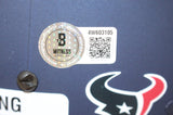 Andre Johnson Autographed Houston Texans F/S AMP Helmet Beckett Witness 55454