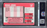 Bulls Michael Jordan Signed 1989 Fleer #21 Card Graded NM-MT 8 PSA/DNA Slabbed