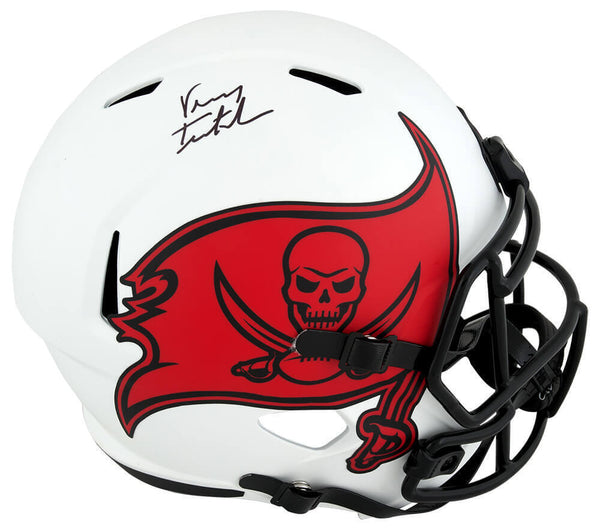 Vinny Testaverde Signed Buccaneers Lunar Riddell F/S Replica Helmet - (SS COA)