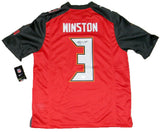 JAMEIS WINSTON AUTOGRAPHED TAMPA BAY BUCCANEERS BUCS #3 NIKE LIMITED JERSEY PSA