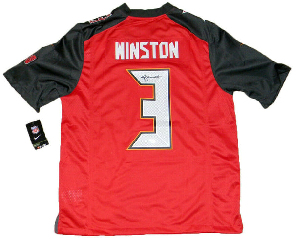 JAMEIS WINSTON AUTOGRAPHED TAMPA BAY BUCCANEERS BUCS #3 NIKE LIMITED JERSEY PSA
