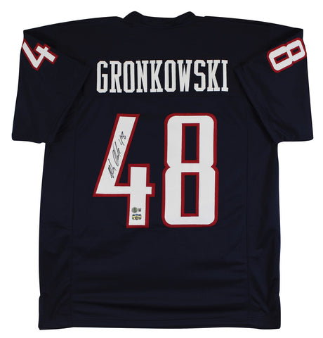 Arizona Rob Gronkowski Authentic Signed Navy Blue Pro Style Jersey BAS Witnessed