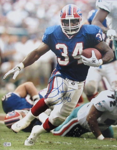 Thurman Thomas HOF Signed/Autographed 16x20 Photo Buffalo Bills Beckett 201043