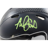 Malcolm Smith Autographed Seattle Seahawks Mini Helmet Beckett Witness 55049